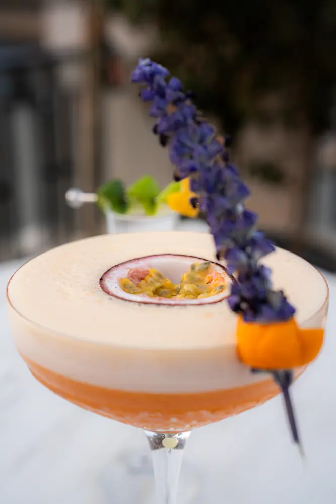 Cóctel de lavanda