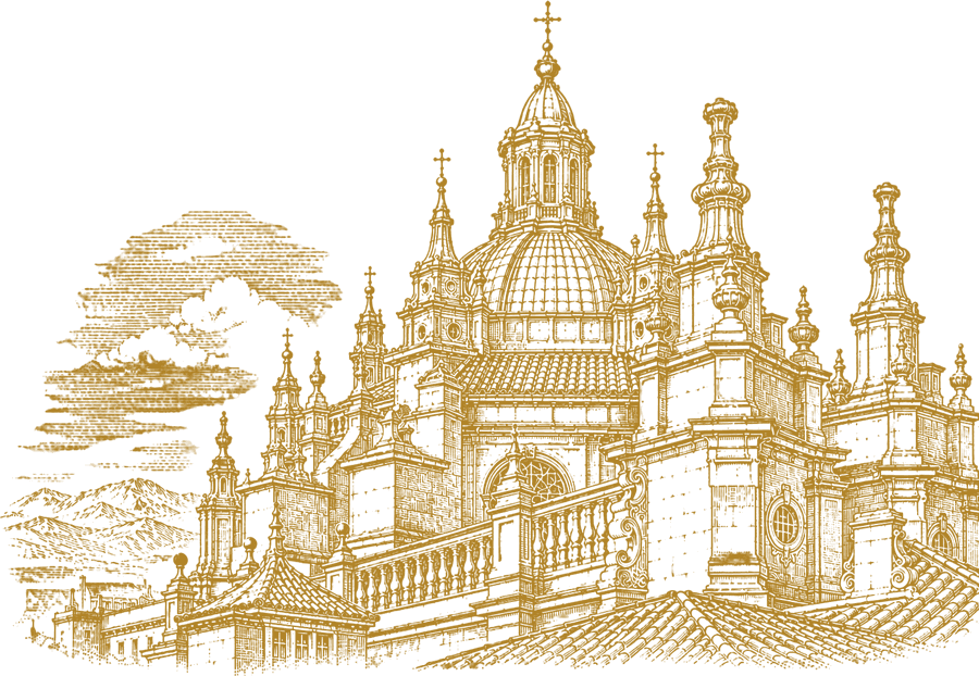 Grabado de la Catedral